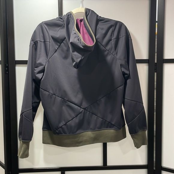 NIKExGYAKUSOU NWOT Women’s XL fits as a Large Running Zip Hoodie| Plum Purple - Picture 7 of 12